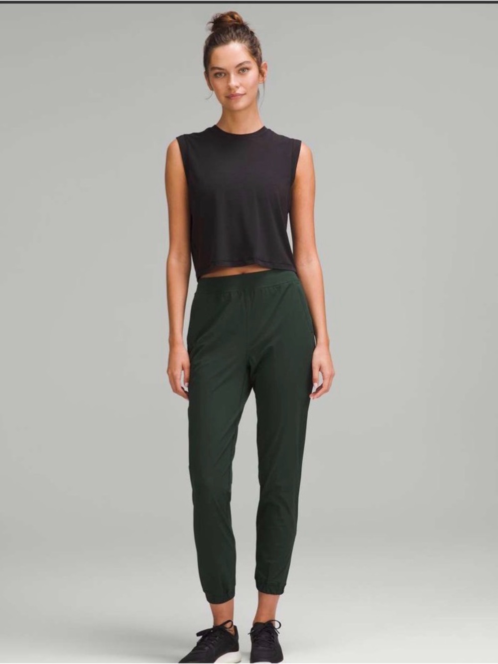lululemon Adapted State High-Rise Regular Rainforest Green Track Joggers Size 4 - Picture 2 of 15
